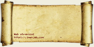 Nina Velebit vizit kartica